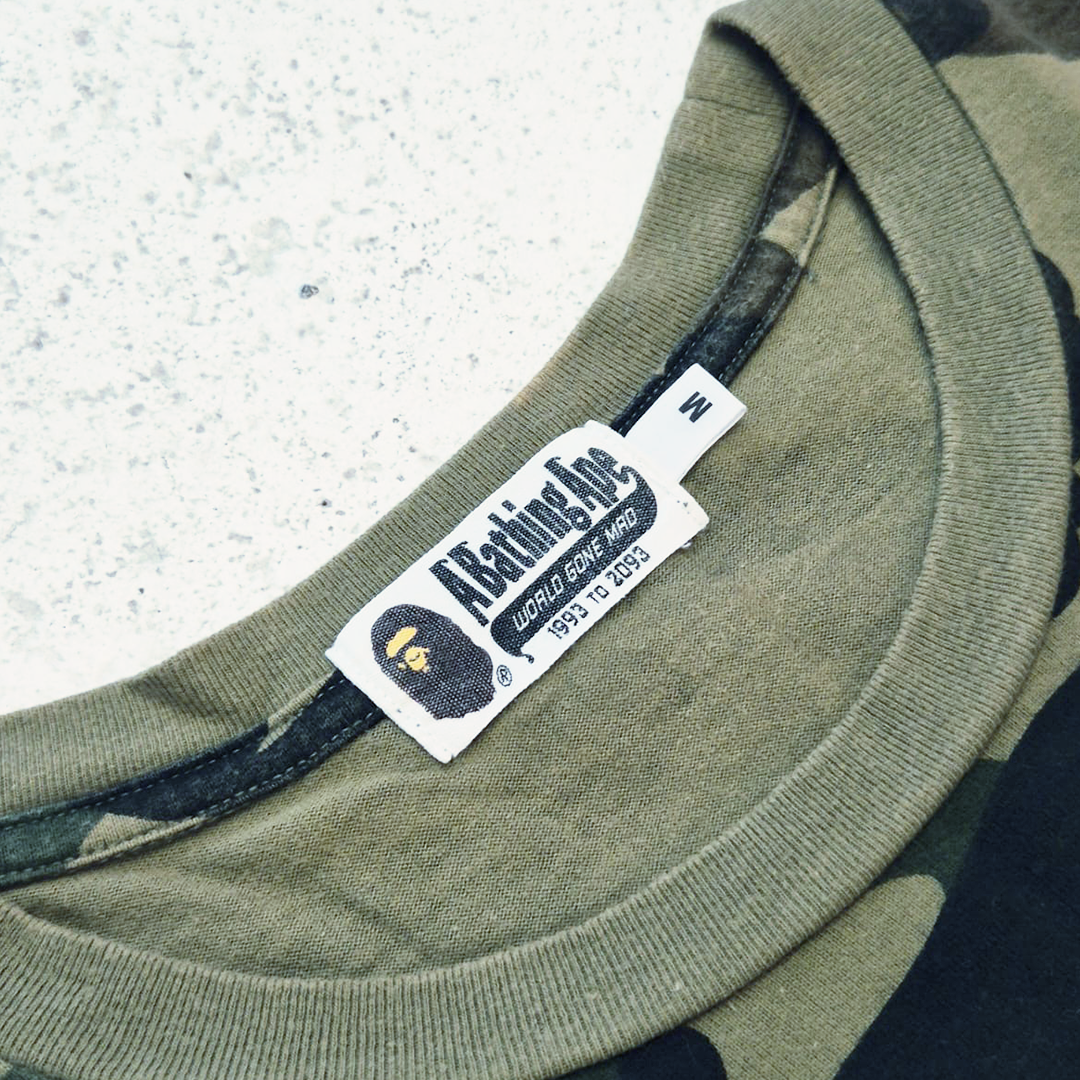 BAPE College Camo Tee (M)
