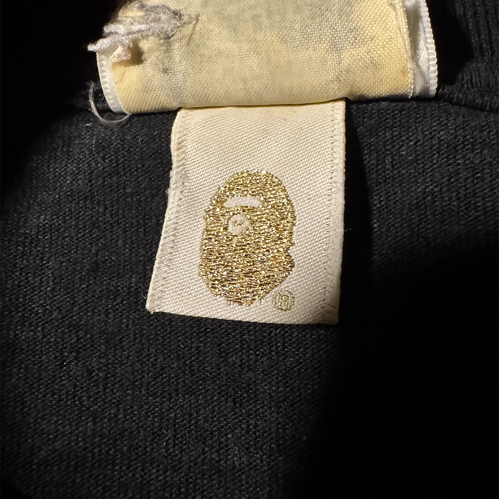 BAPE Camo Ape Face Black Tee (M)