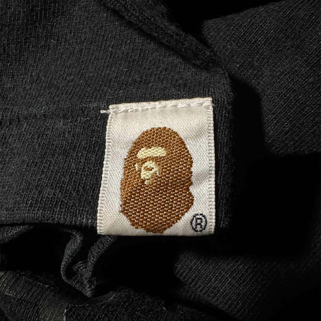 BAPE Camo Ape Face Black Tee (M)