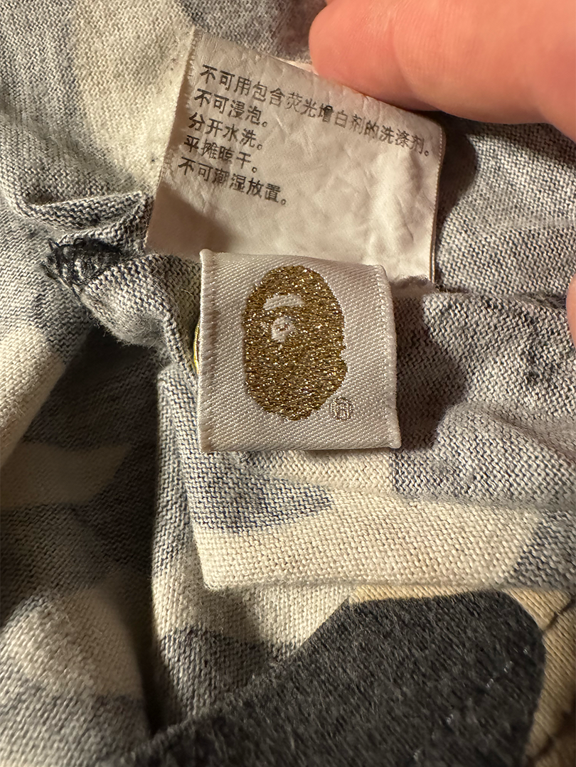BAPE City Camo Side Grey Tee (M)