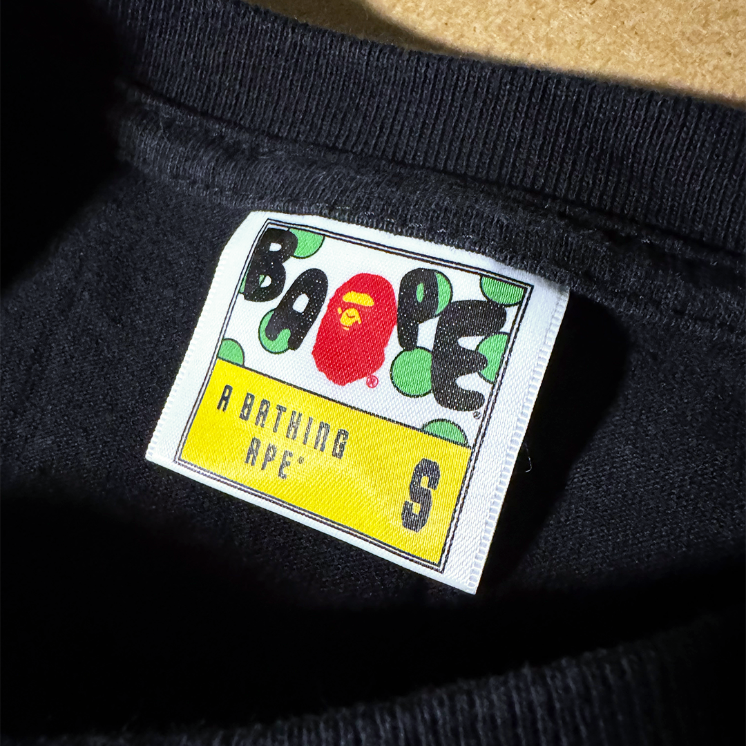 BAPE College Black Tee (S)