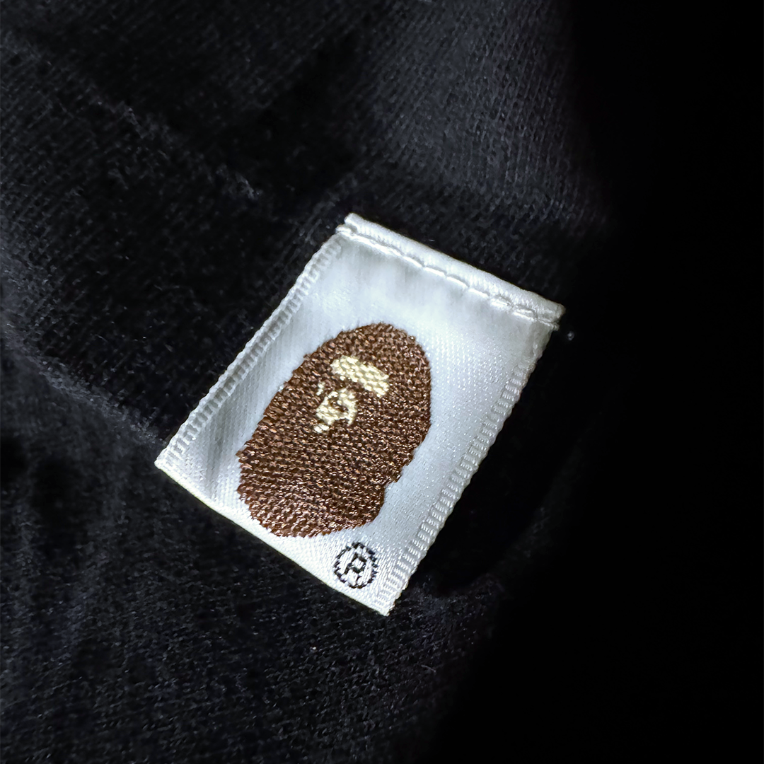 BAPE College Black Tee (S)