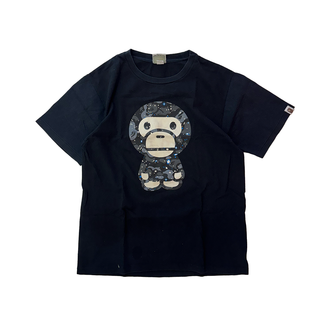 BAPE Space Camo Baby Milo Black Tee (M)