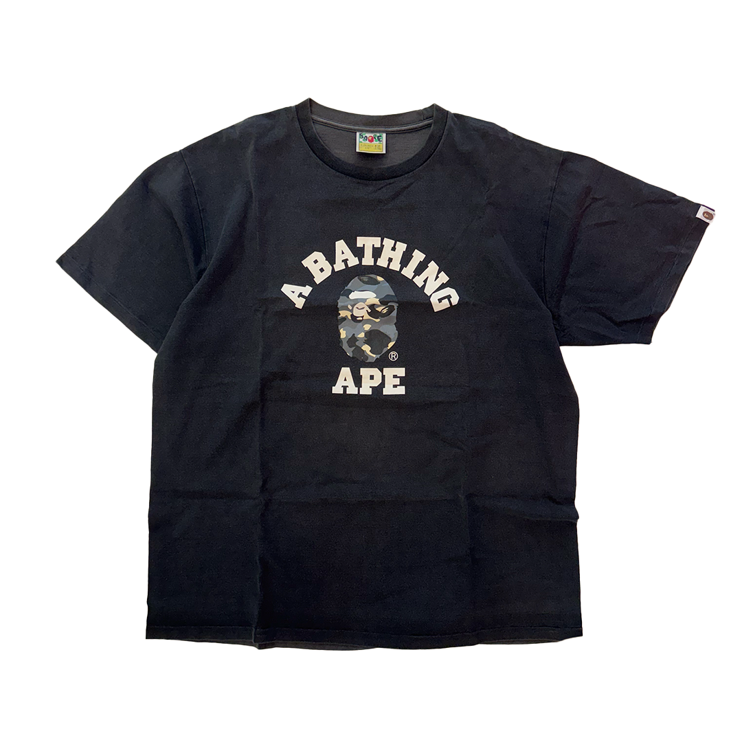BAPE College Camo Black Tee (XXL)