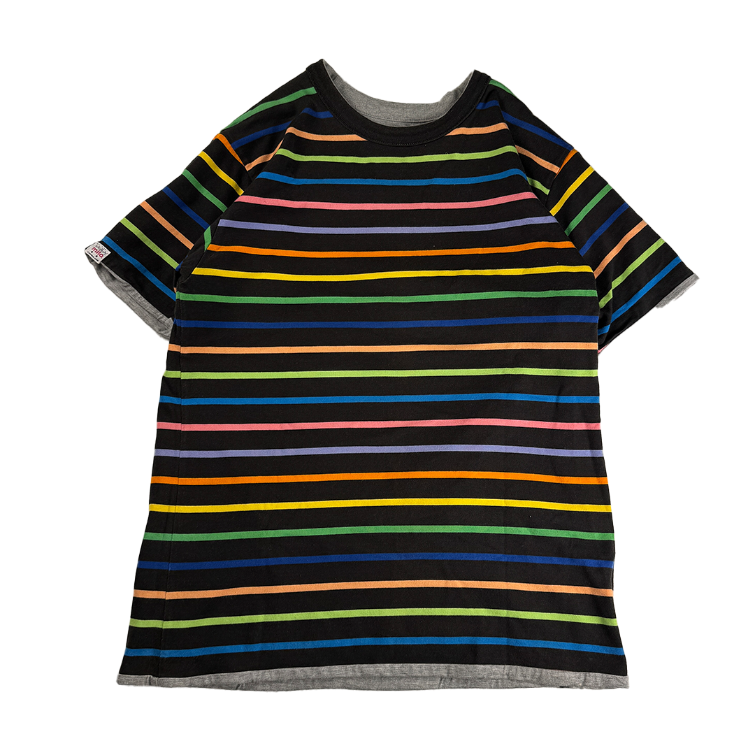 BAPE Baby Milo Reversible Vintage Grey / Lined Tee (S)