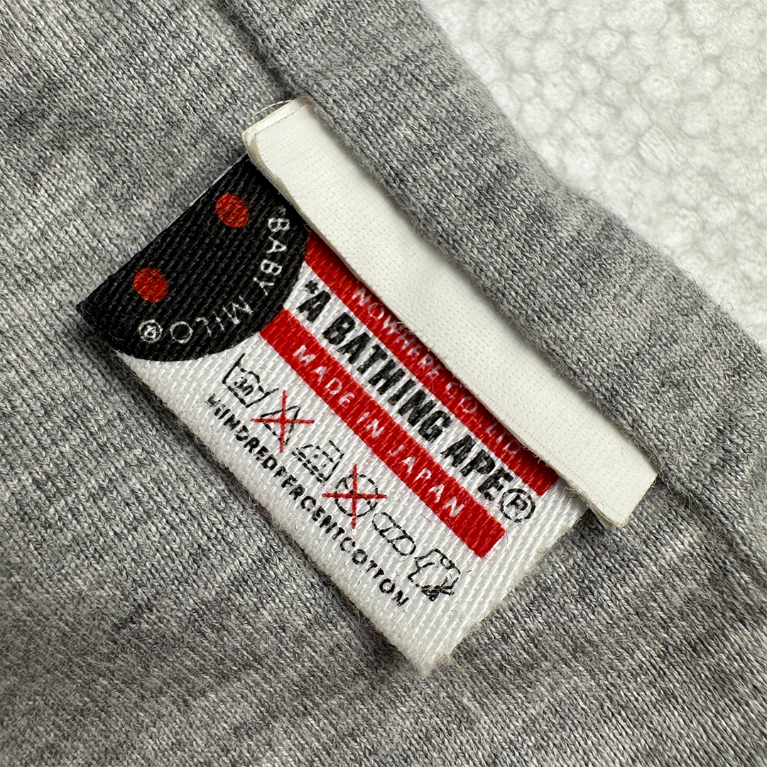BAPE Baby Milo Reversible Vintage Grey / Lined Tee (S)