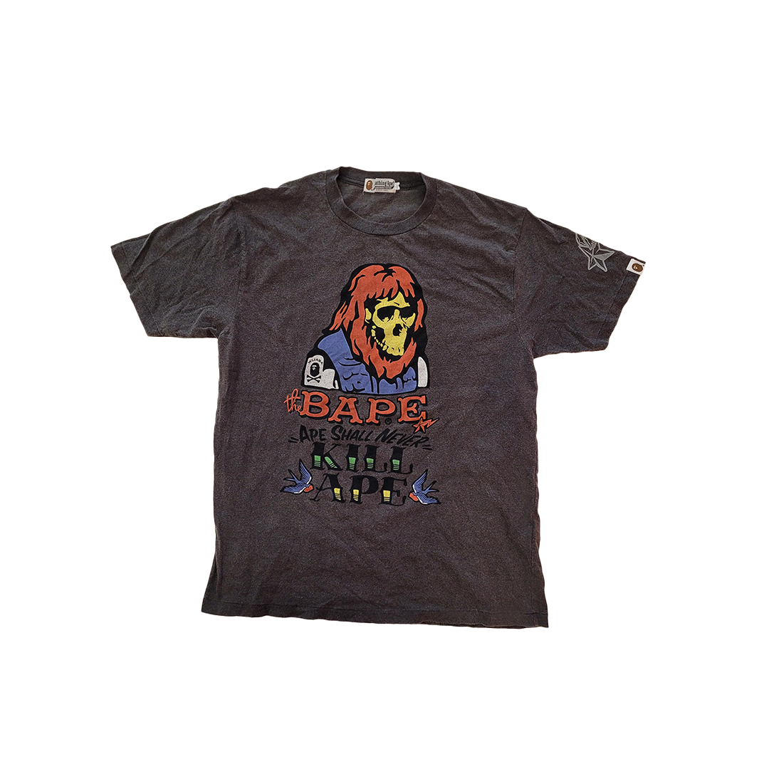 BAPE Tatoo Grey Tee (L)