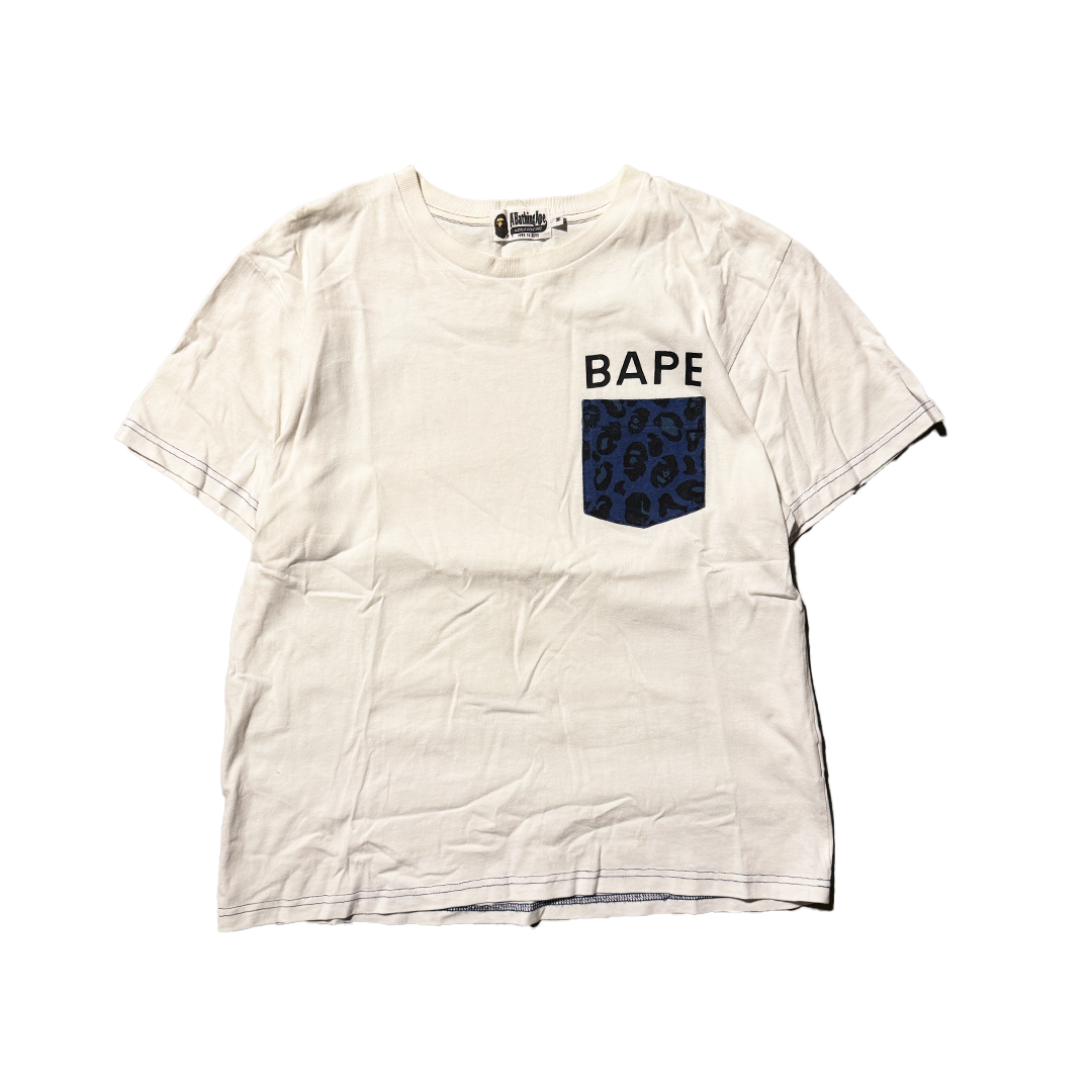 BAPE Pocket White Tee (M)