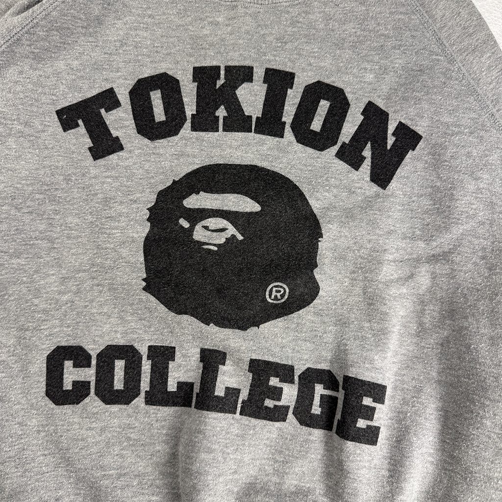 BAPE x Tokion College Grey Sweater (S)
