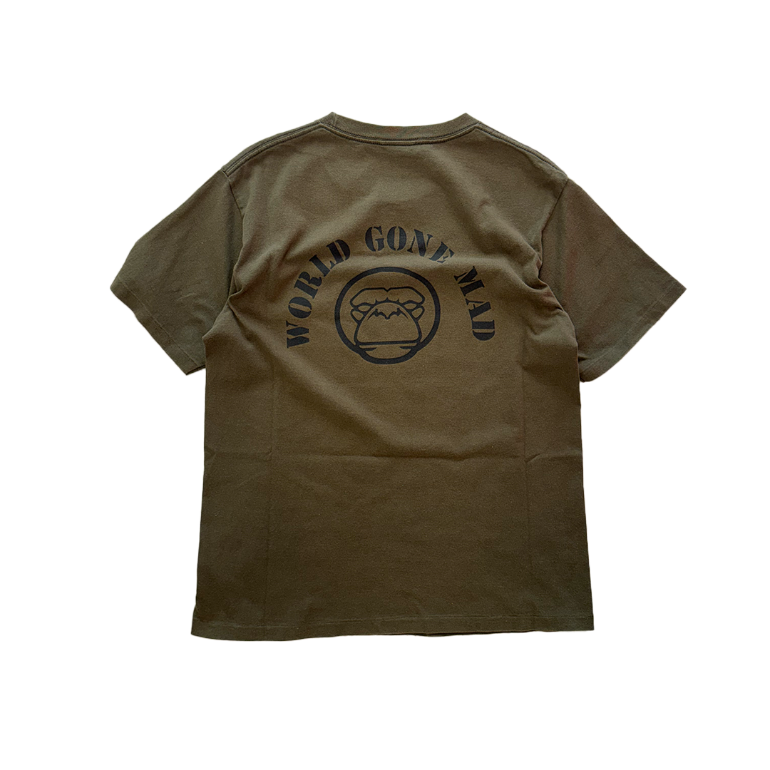 BAPE University Olive Tee (M)