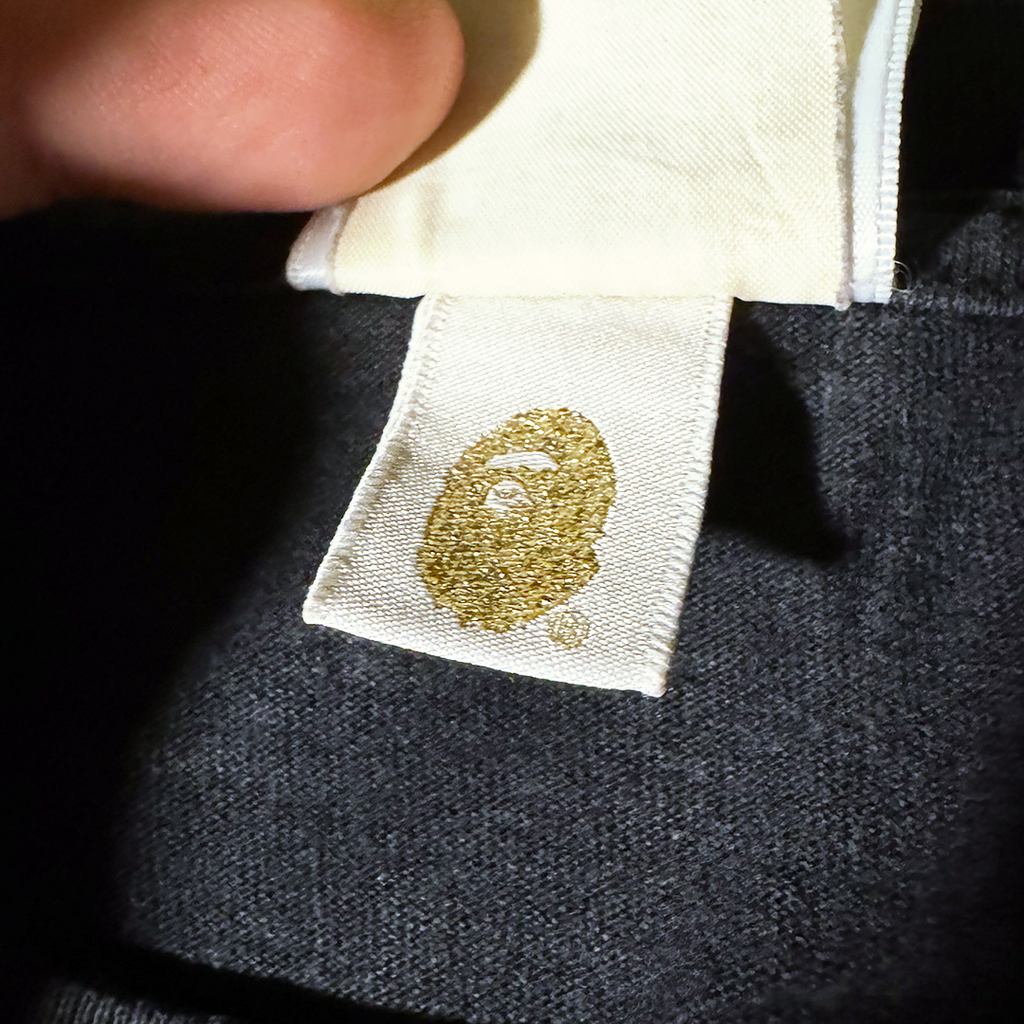 BAPE Camo College Glow In The Dark Black Tee (M)