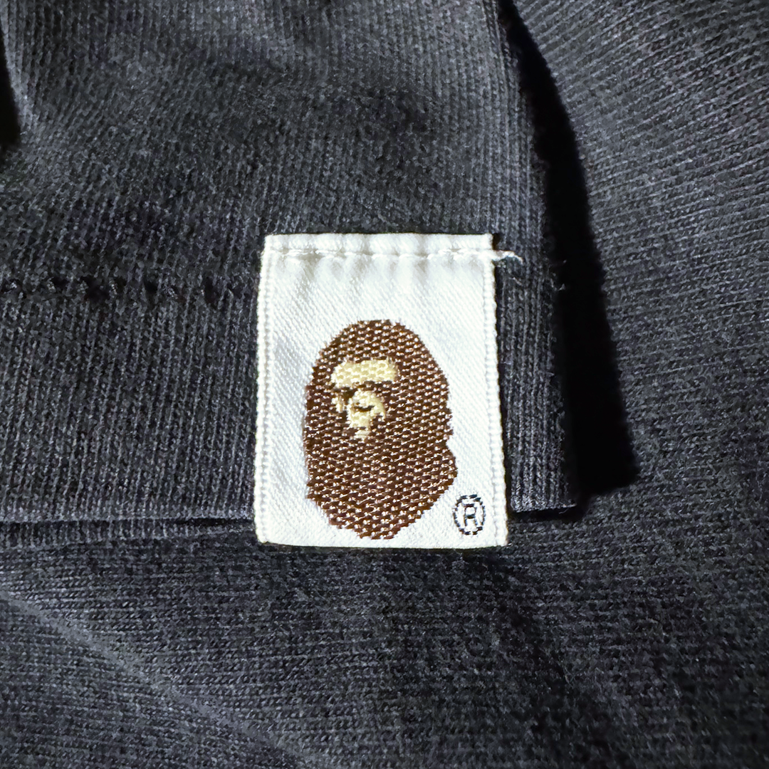 BAPE Camo College Glow In The Dark Black Tee (M)