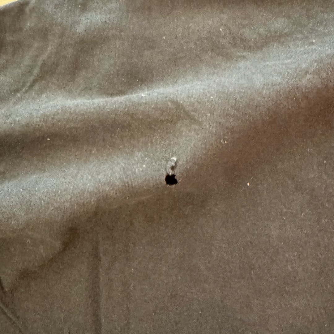 BAPE Glitter College Black Tee (XL)