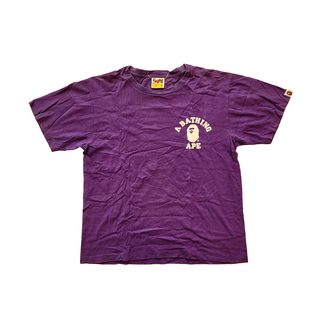 BAPE Apes Together Strong Purple Tee (M)