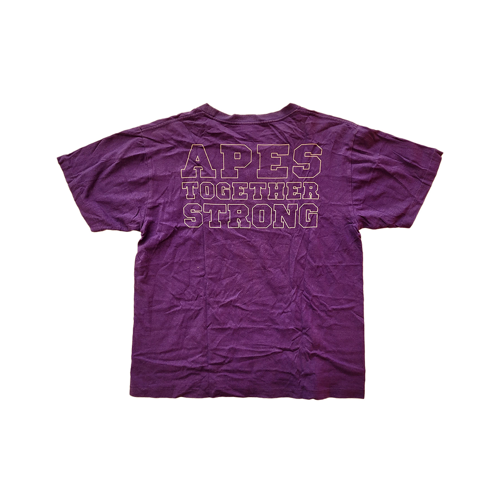 BAPE Apes Together Strong Purple Tee (M)