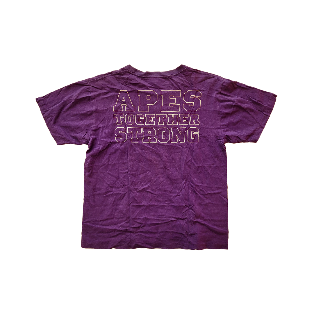 BAPE Apes Together Strong Purple Tee (M)