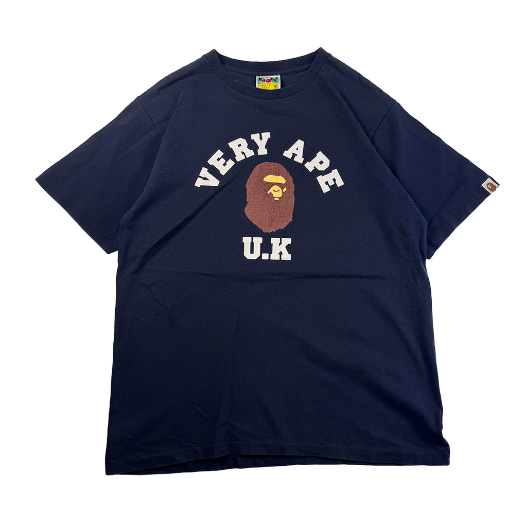 BAPE "Very Ape UK" Black Tee (M)
