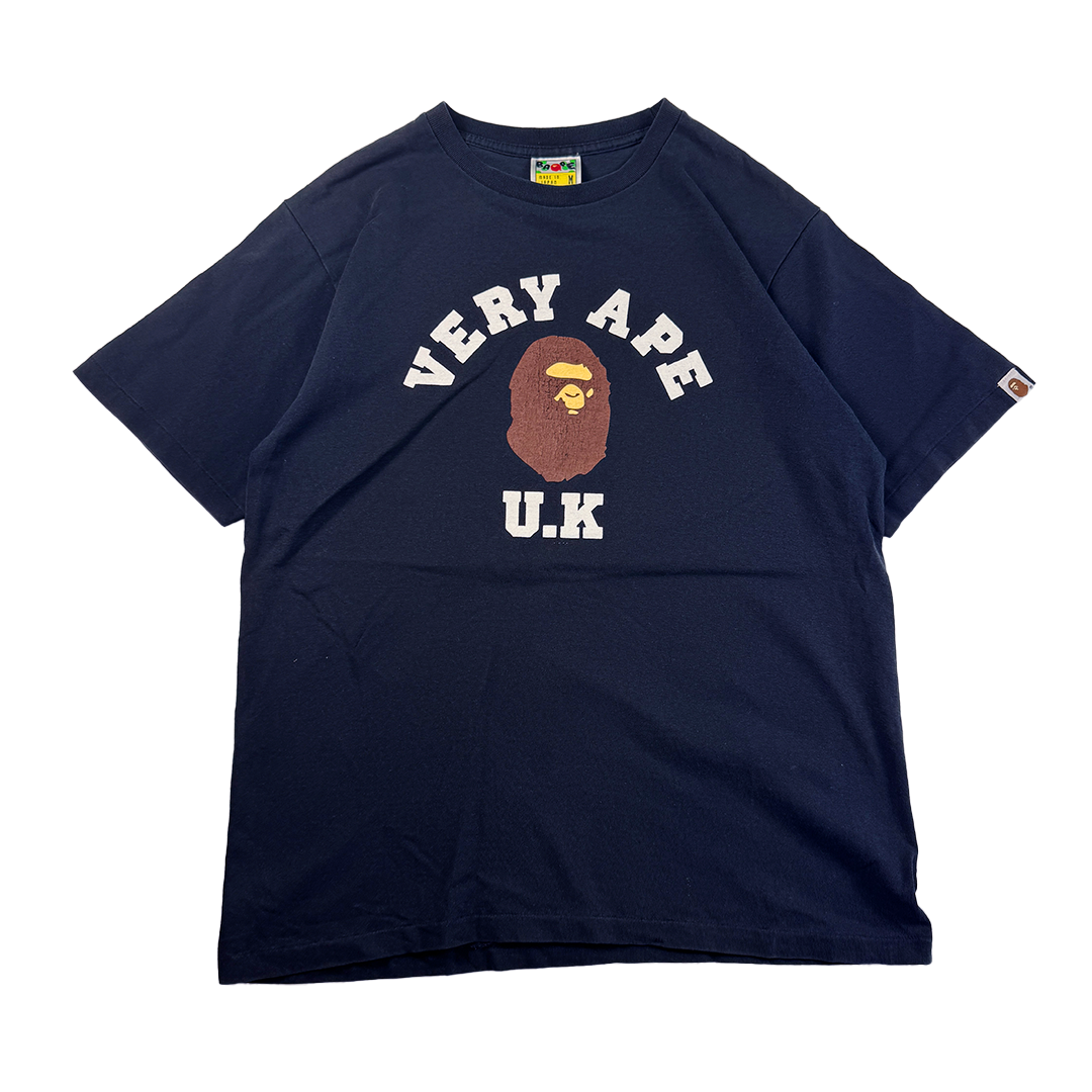 BAPE "Very Ape UK" Black Tee (M)