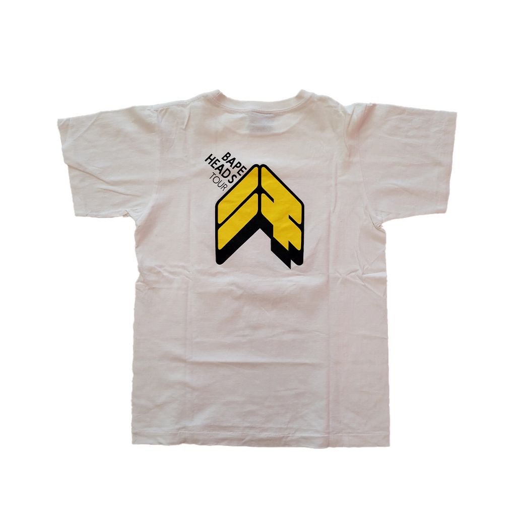 BAPE Heads Tour White Tee (M)