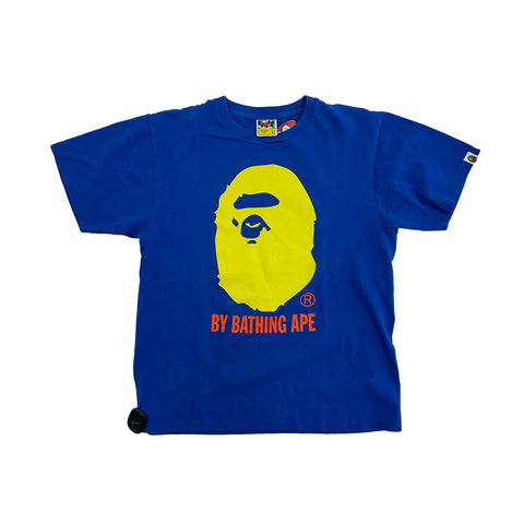 Bape Big Head Blue Tee (L)