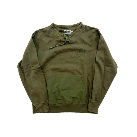 Bape Soldier Khaki Crewneck (L)