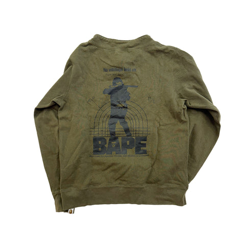 Bape Soldier Khaki Crewneck (L)