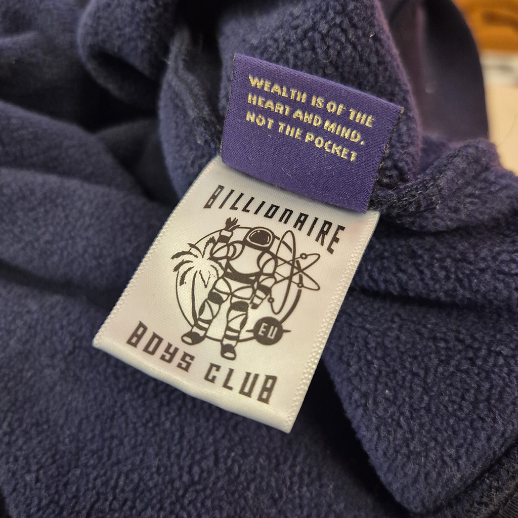 BBC Fleece Navy Hoodie (L)