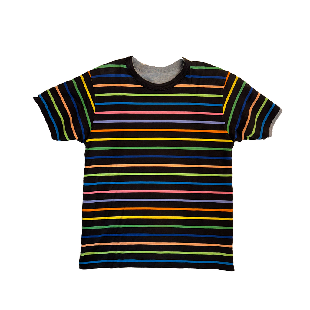 BAPE Baby Milo Reversible Grey / Stripe Tee (M)