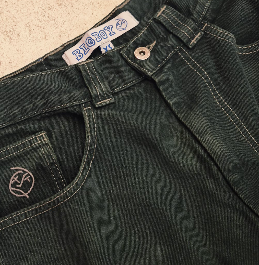 Polar Big Boy Dark Green Pants (XS)