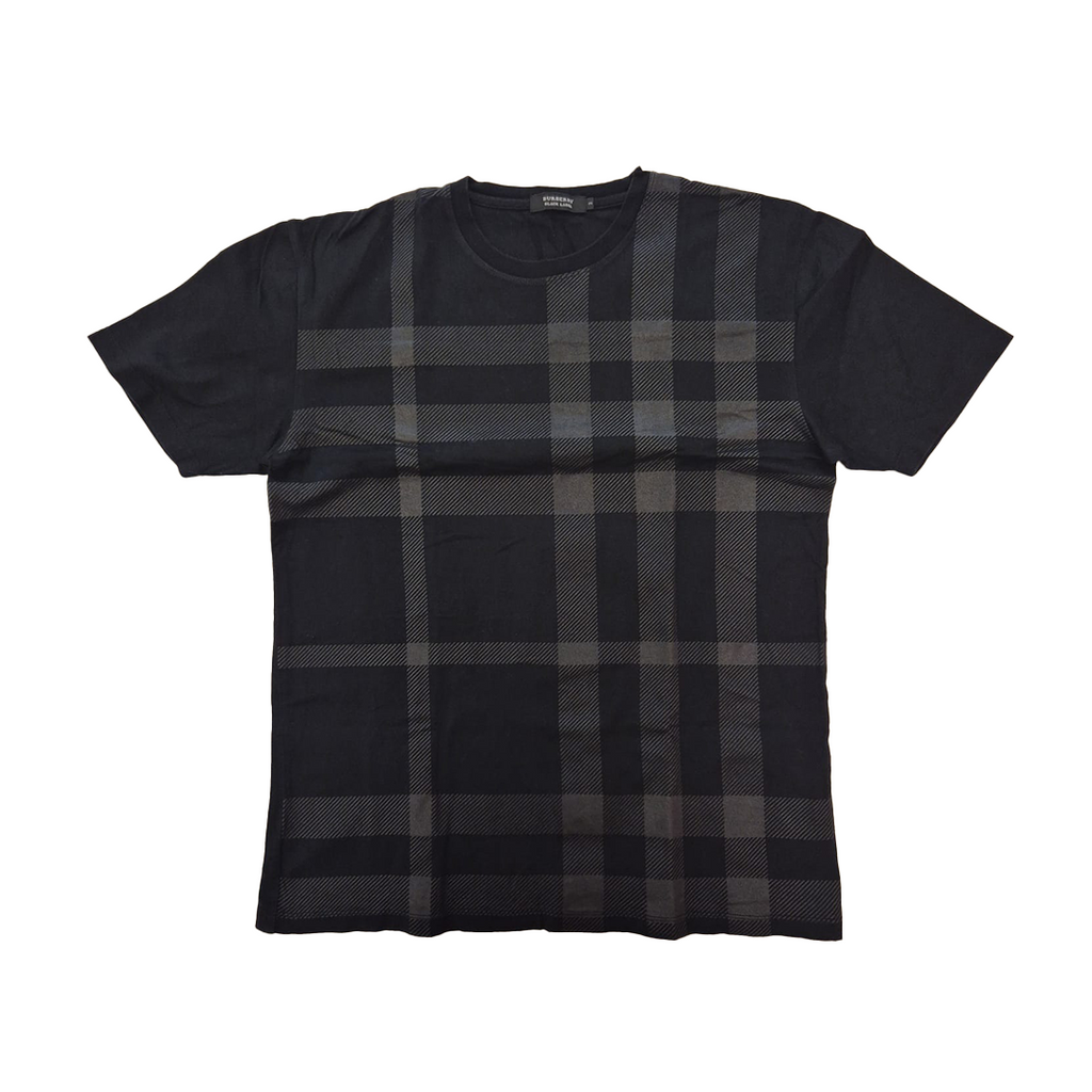 Burberry Nova Check Black Tee (3 - M)