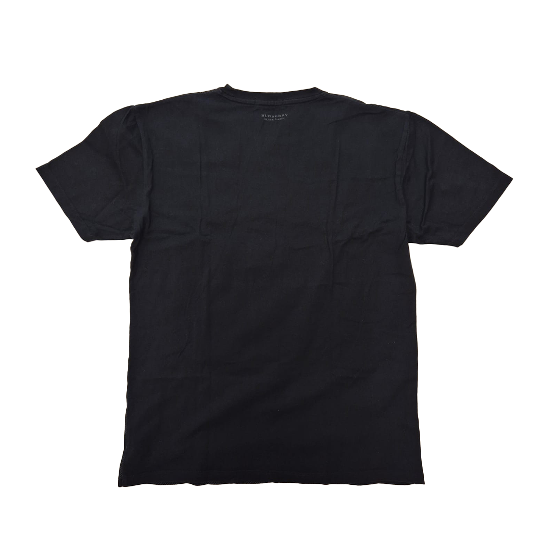 Burberry Nova Check Black Tee (3 - M)