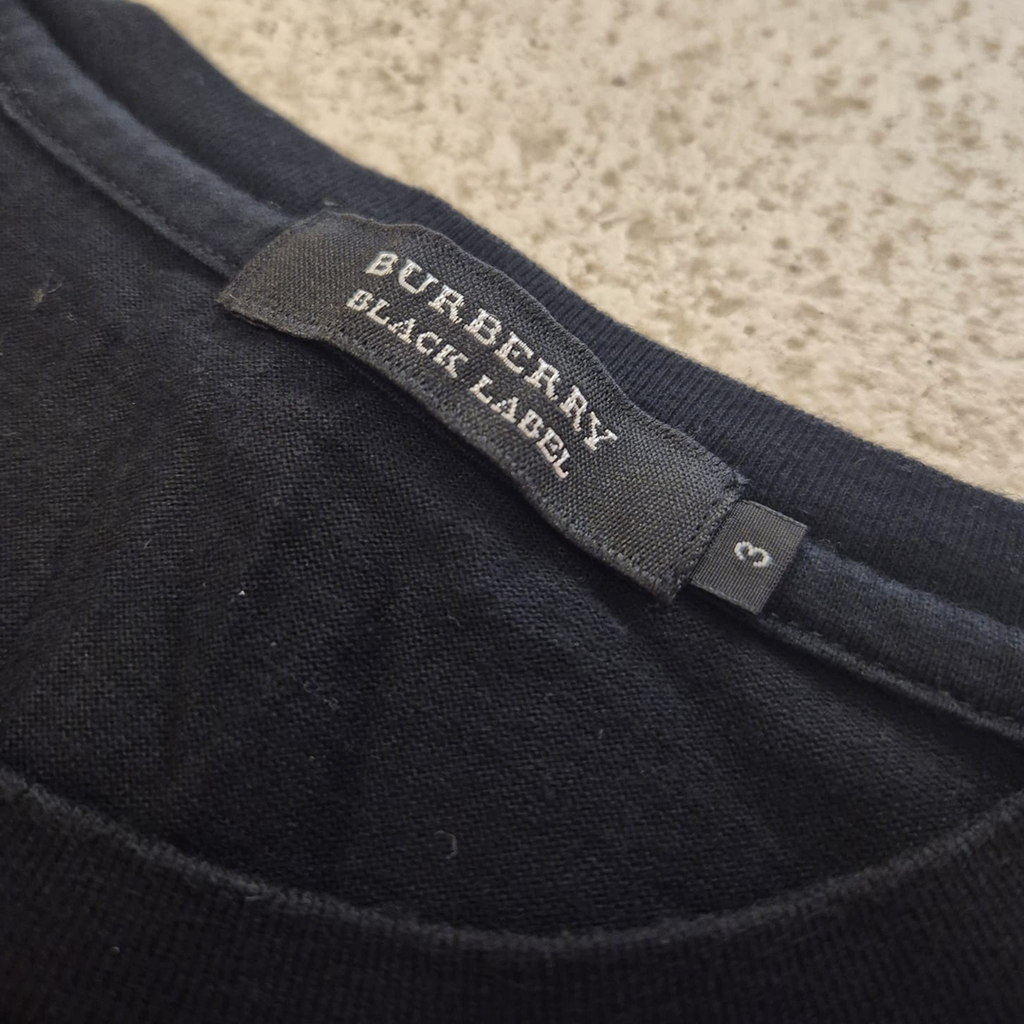 Burberry Nova Check Black Tee (3 - M)