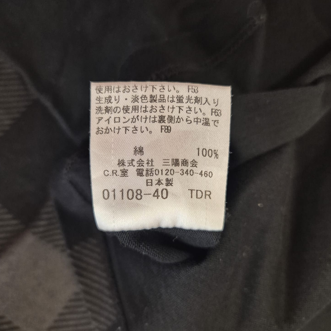 Burberry Nova Check Black Tee (3 - M)