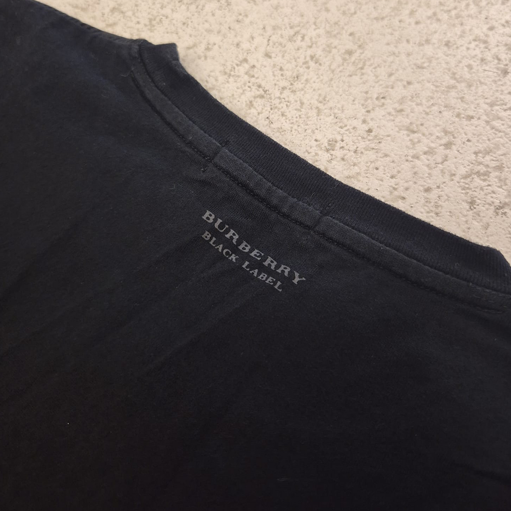 Burberry Nova Check Black Tee (3 - M)