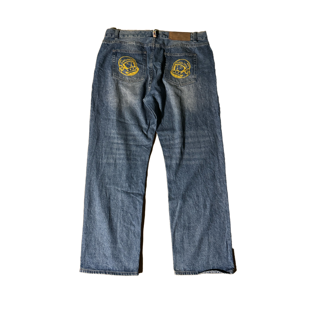 BBC Embroidery Helmet Denim Pants (38)