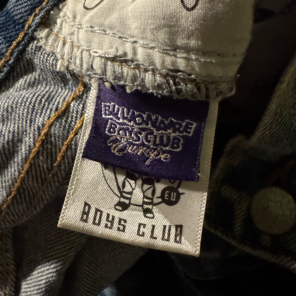 BBC Embroidery Helmet Denim Pants (38)