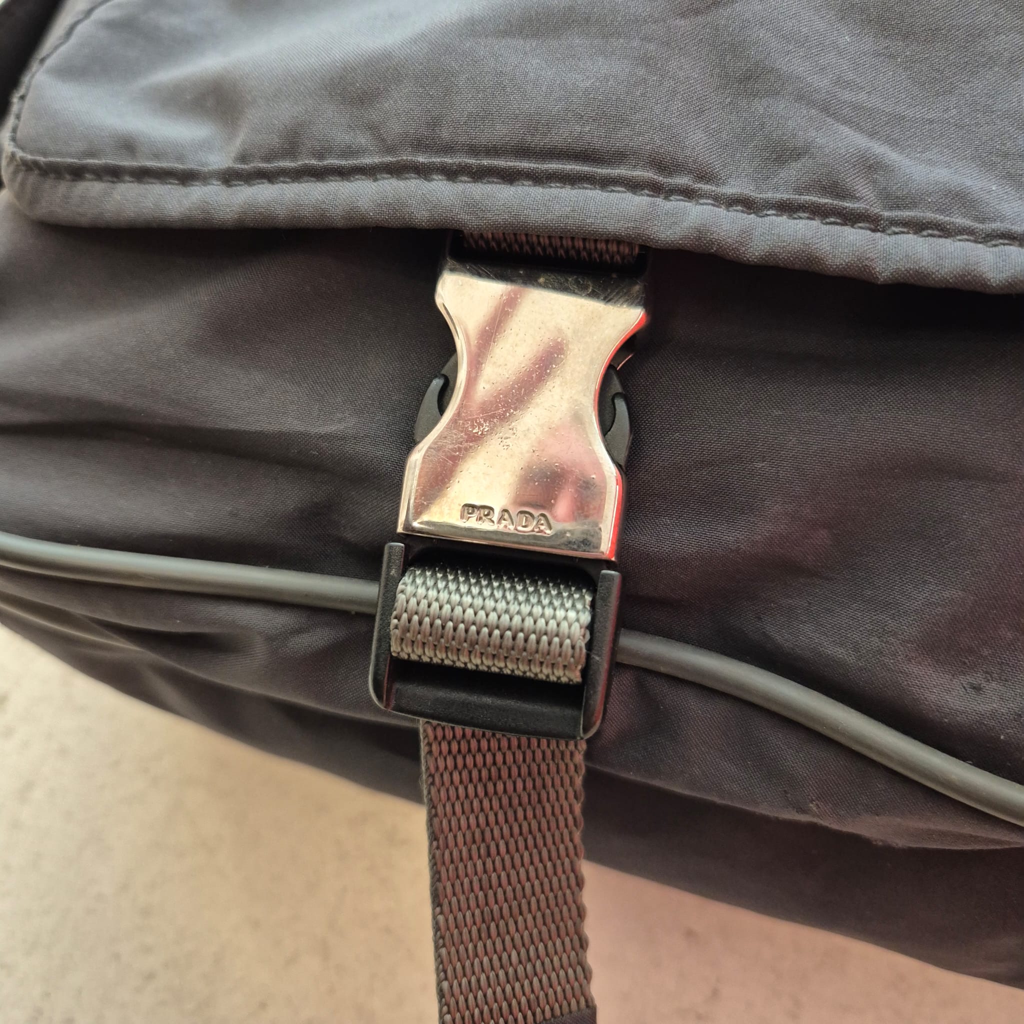 Prada Sport Black Messenger Bag