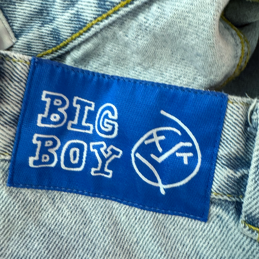Big Boy Light Blue Baggy Pants (XS)