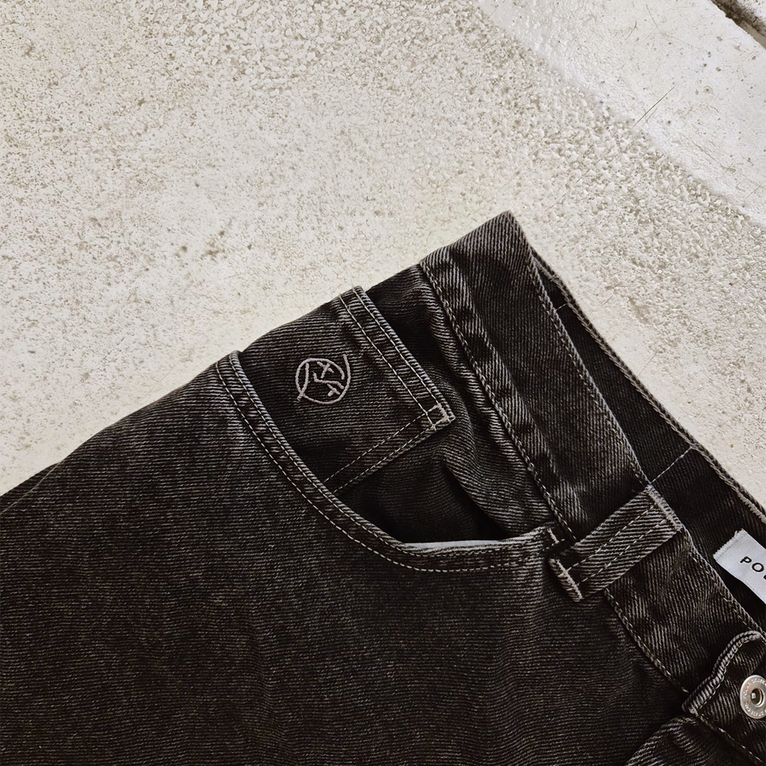 Polar Black Washed Big Boy Pants (M)