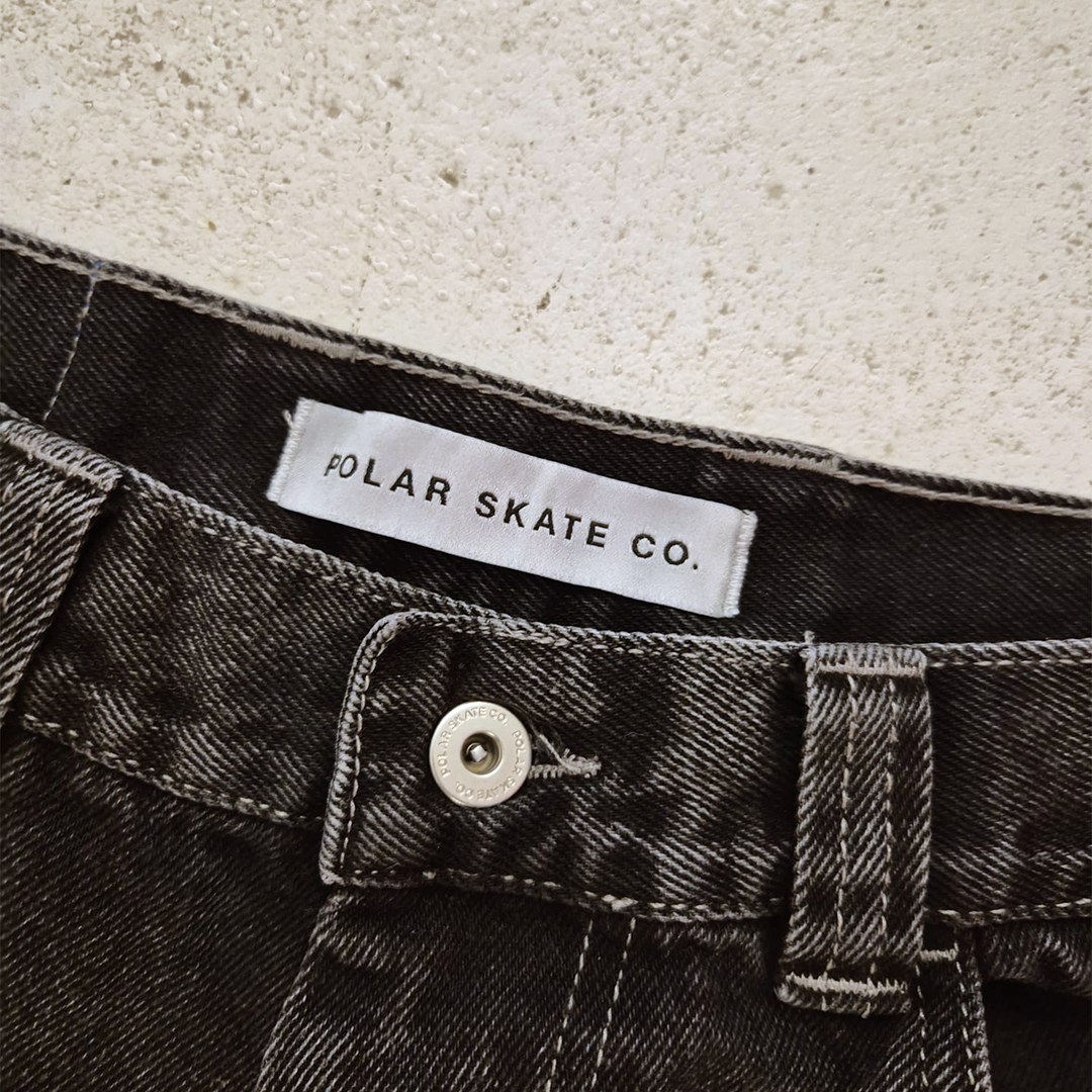 Polar Black Washed Big Boy Pants (M)