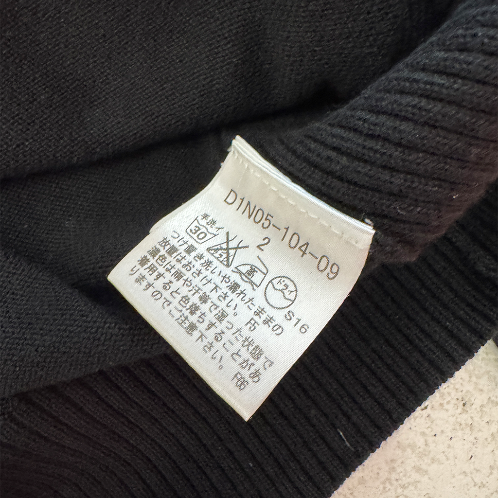 Burberry Black Label Zip Up Black Sweater (2)