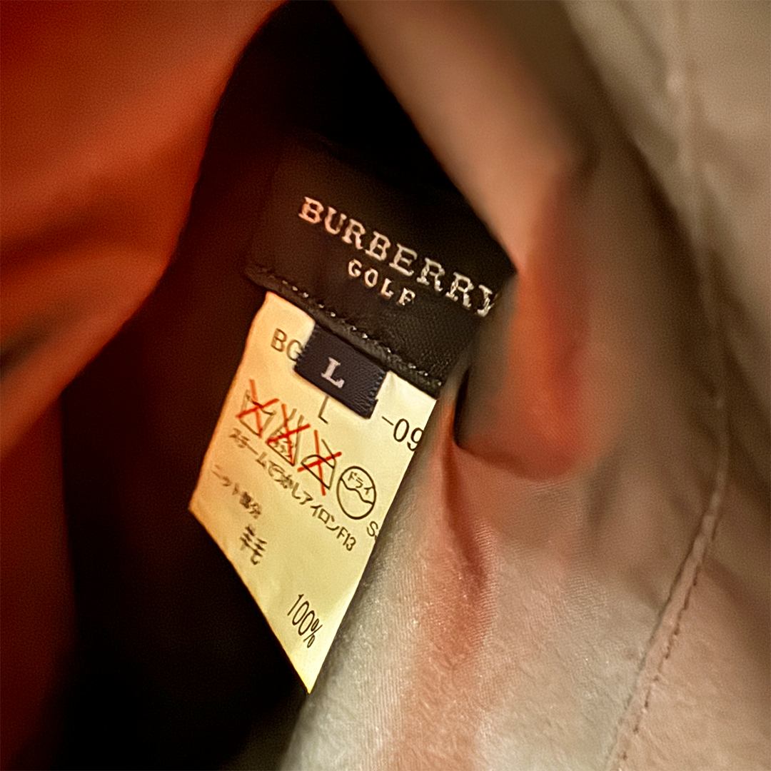 Burberry Reversible Black Half-Zip Fleece (L)