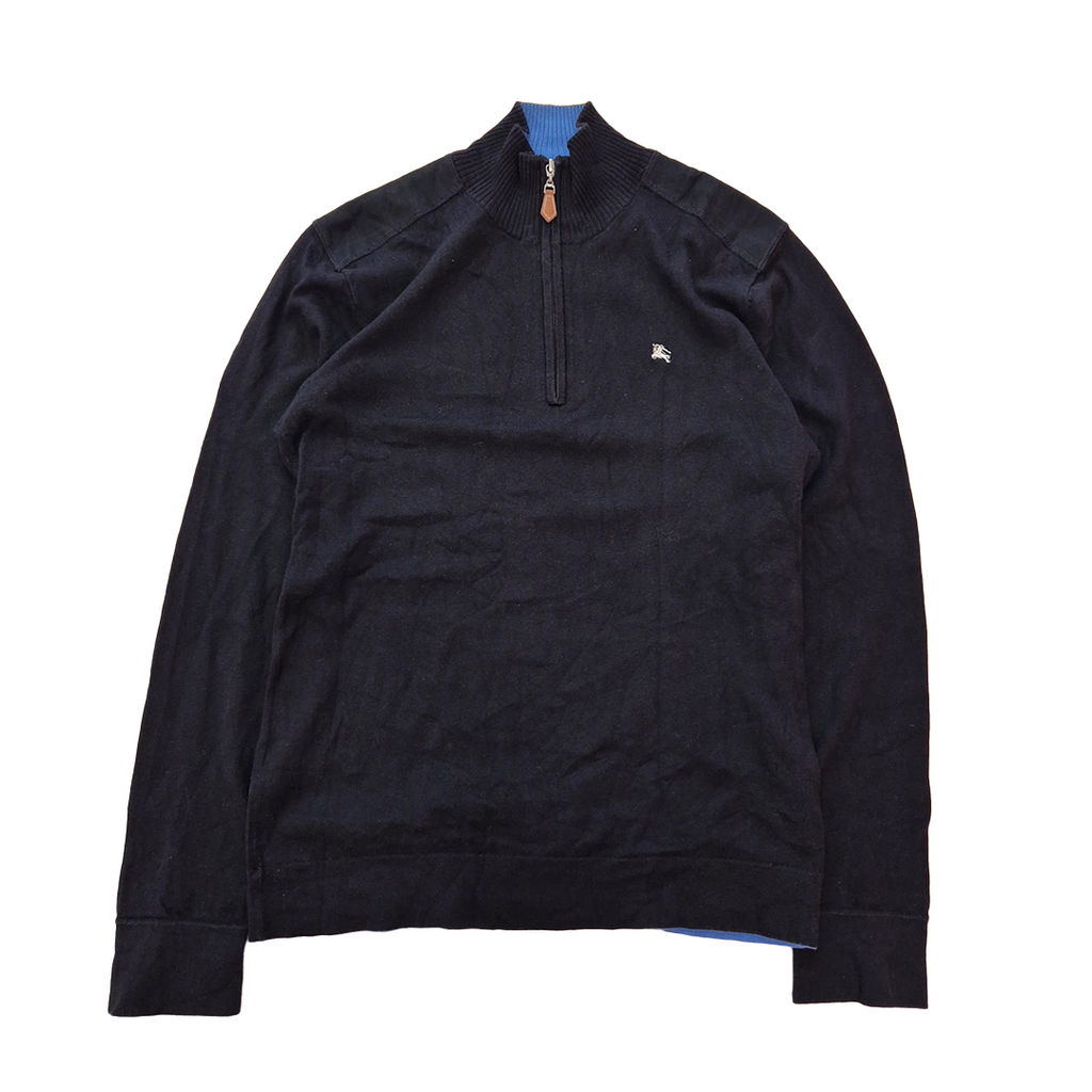 Burberry Black Label 1/4 Zip Knit Sweater (M)