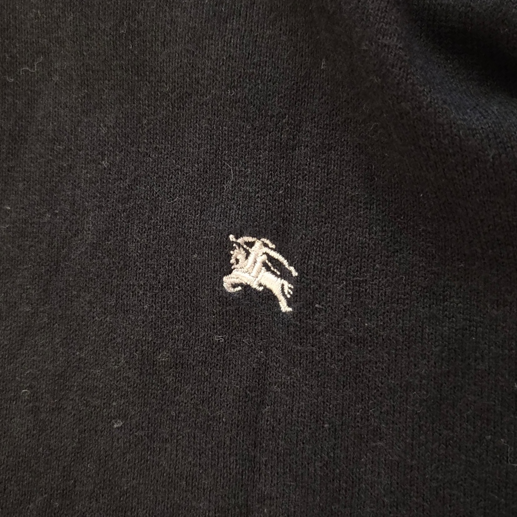 Burberry Black Label 1/4 Zip Knit Sweater (M)