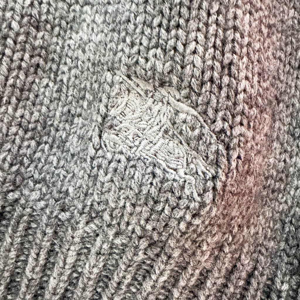 Burberry Wool and Cashmere Grey Knit Sweater (XXL)