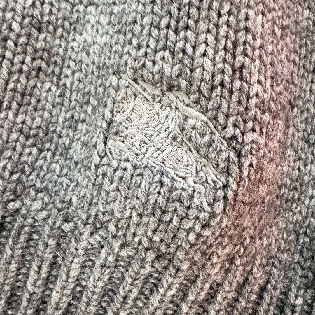 Burberry Wool and Cashmere Grey Knit Sweater (XXL)