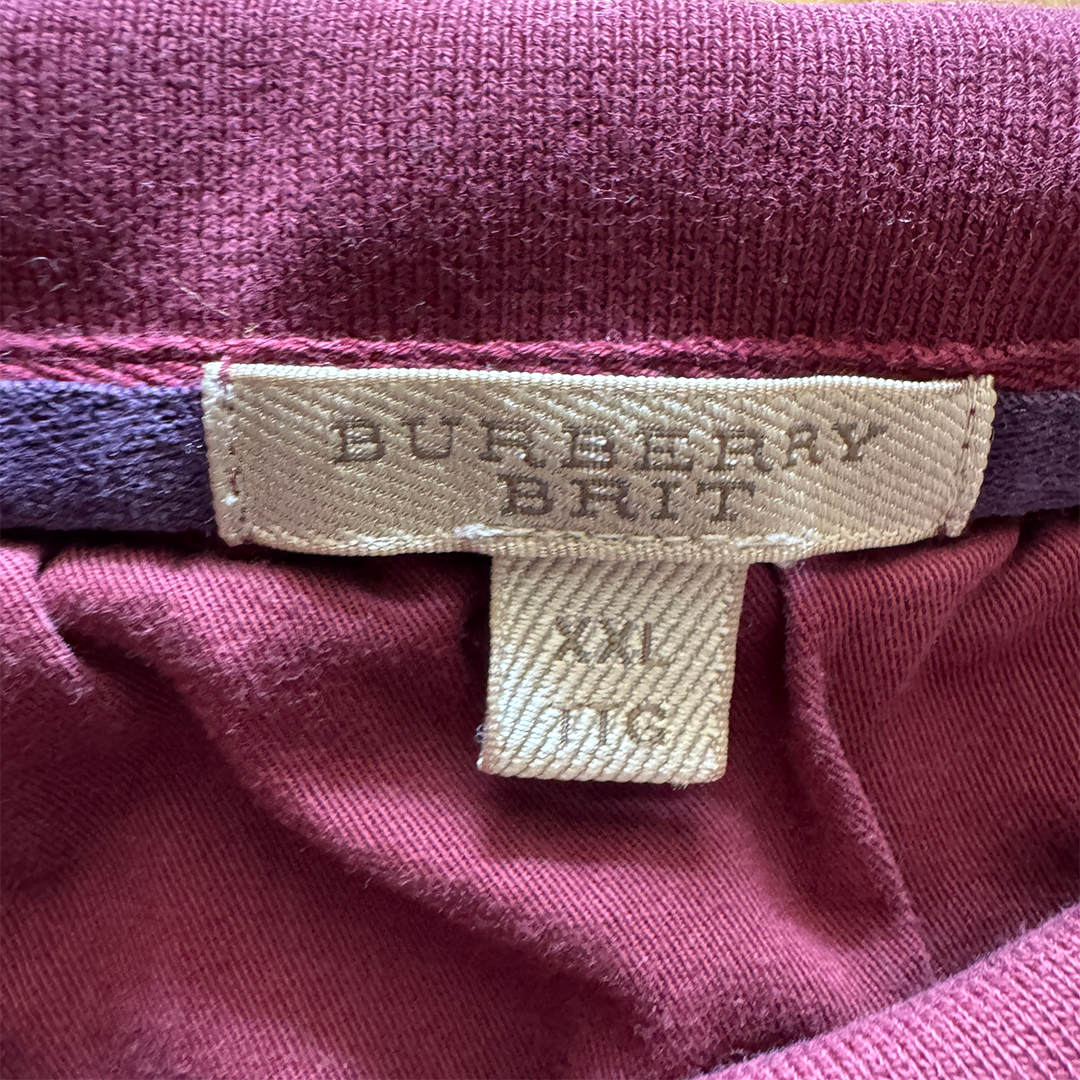 Burberry Brit Bordeaux Polo (XXL)