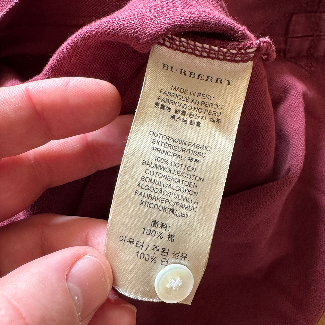 Burberry Brit Bordeaux Polo (XXL)