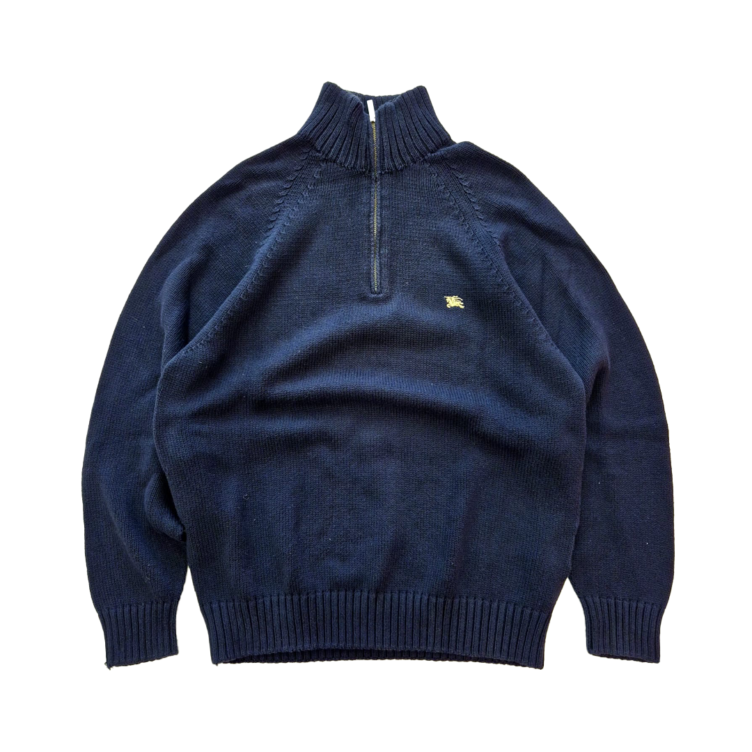Burberry London Half-Zip Knit Sweater (4)