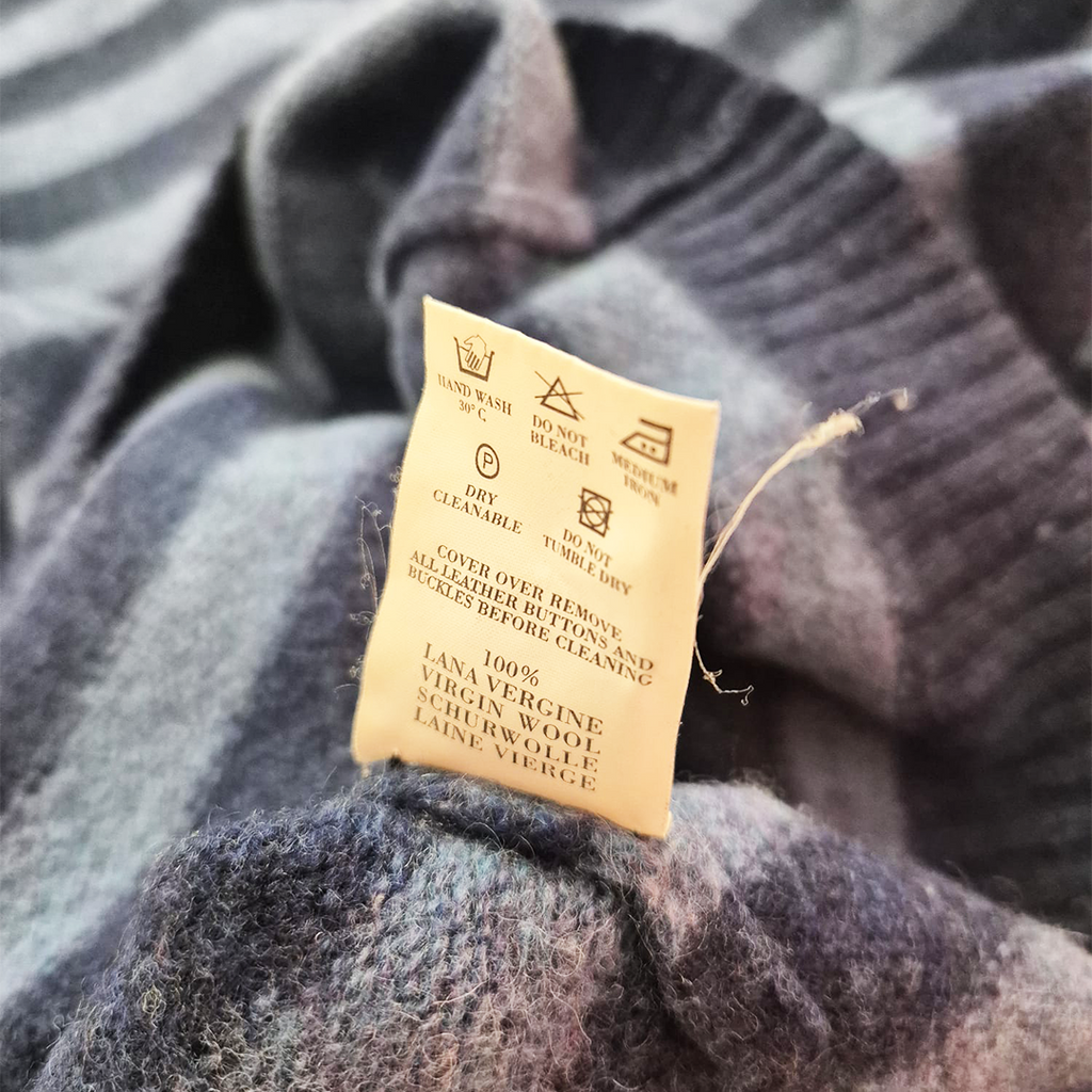 Burberry London Striped Wool Half-Zip Sweater (48 S/M)